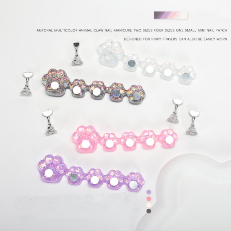 Cat Paw Nail Tips  Holder